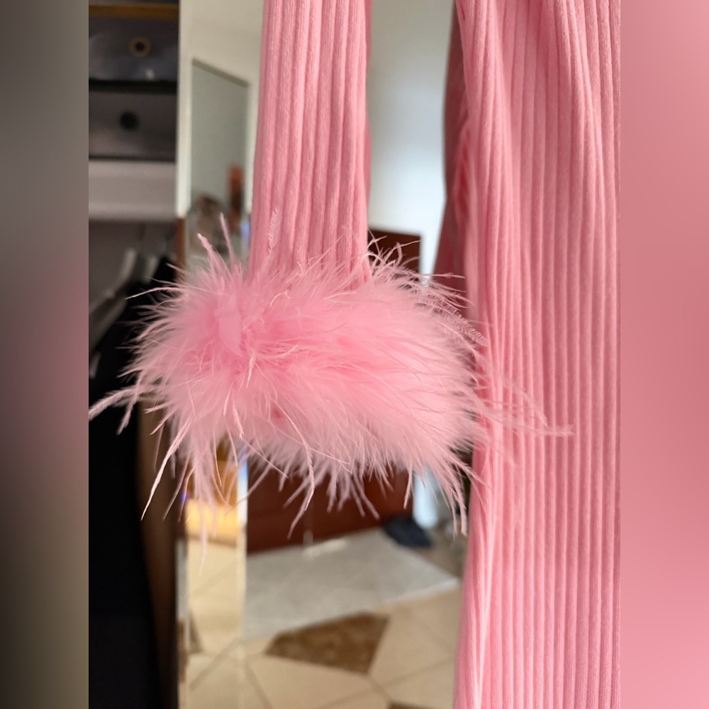 Fashion Nova Pink Ribbed Dress in 1X - Picture 2 of 7